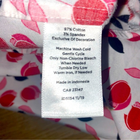 Talbots Non-Iron sleeveless top, sz 8 - Picture 5 of 5